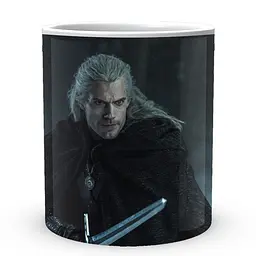 Кухоль GeekLand The Witcher Відьмак Геральт TW 002.012 330 мл білий - мініатюра 2