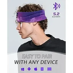 Маска-навушники для сну LC-Dolida Bluetooth Headband - мініатюра 2
