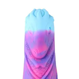 Фалоімітатор Hismith 7.48″ Silicone Dildo HSA139 Monster Series система KlicLok для секс-машин - мініатюра 3