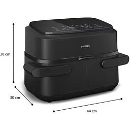 Мультипіч Philips Ovi Flex Dual 2450 Вт чорна (NA150/00) - мініатюра 2