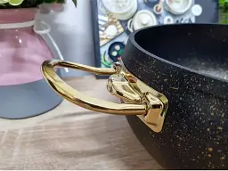 Каструля O.M.S. Collection 3141-24 см 4,5 л Gold - мініатюра 3