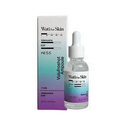 Сироватка ампульна WATI FOR SKIN для обличчя Adenosine EGF Volufroshot омолоджуюча 30мл