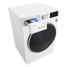 Пральна машина LG з фронтальним завантаженням F4J6TS1W, 8кг, 1400, A+++-30%, Пар, глибина 56см, Дисплей, Інвертор, Білий (F4J6TS1W) - мініатюра 9