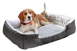 Лежак для собак і котів Ferplast Sweetie 90 зі штучним хутром сірий 91x72 x19 см 81064799 - мініатюра 7