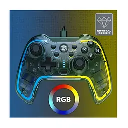 Геймпад Canyon Brighter GP-02 Wired RGB 4in1 PS3/Android BOX-TV/Nintendo Crystal (CND-GP02) - миниатюра 5