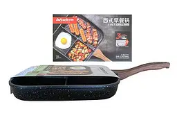 Сковорода-гриль S&T 80032 Grill 28х28х4, 5см - мініатюра 2