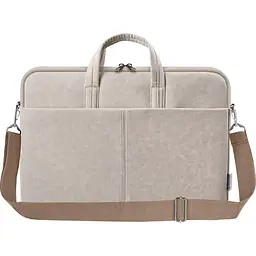Сумка для ноутбука Defender 15.6' Solid, Beige, екокожа, 410х310х40 мм (26126) (26126_DEFENDER) - мініатюра 2