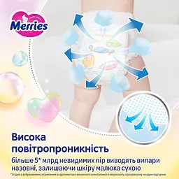 Підгузки-трусики Merries XL 12-22 кг 46 шт. - мініатюра 9