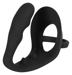 Стимулятор простати Black Velvets RingPlug, 10.5 см чорний - мініатюра 2