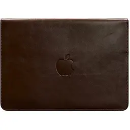 Шкіряний чохол-конверт BlankNote на магнітах для MacBook 14 Бордовий
