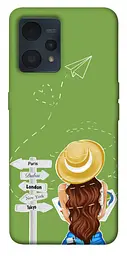 Чохол Demsky Travel girl для Realme 9 4G / 9 Pro+