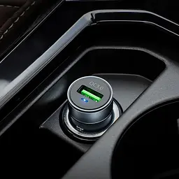 Автомобільний зарядний пристрій Hoco Z32A 1 USB QC 3.0 Black - мініатюра 4