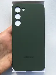 Оригінальний силіконовий чохол для Samsung Galaxy S23 Plus (6.6") Samsung Silicone Case EF-PS916TGEGRU Khaki - мініатюра 5