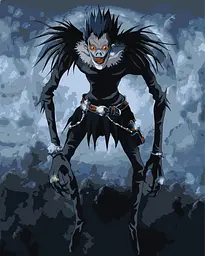 Картина за номерами Зошит смерті Рюк Death Note Ryuk 40х50 см PN DN R