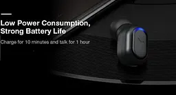 Бездротова Bluetooth-гарнітура Remax RB-T31 Black - мініатюра 5