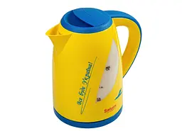Електрочайник Saturn ST-EK8437U Yellow/Blue - мініатюра 1