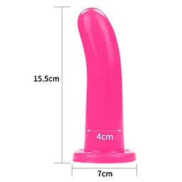 Фалоімітатор LoveToy Holy Dong 6" 17 см рожевий - мініатюра 8