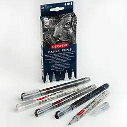 Набір кольорових ручок Derwent Paint Pen Palette №4 5 шт.   - мініатюра 4