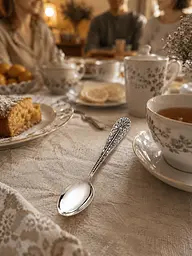 Срібна ложка для кави (9816) - мініатюра 4