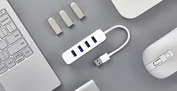 Usb-хаб Xiaomi 4xUsb 3.0 Usb-C Splitter XMFXQ01QM (JGQ4007CN) - мініатюра 2