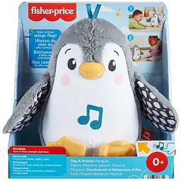 Мʼяка музична іграшка Fisher-Price Пінгвіненя, 23,5 см (HNC10) - мініатюра 4