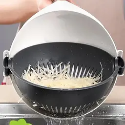 Універсальна овочерізка з друшляком тертка шаткування подрібнювач Vegetable cutter VC2 - мініатюра 6