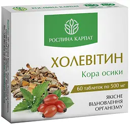 Холевітин 60 таблеток Рослина Карпат