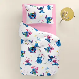 Дитяча постільна білизна Cosas HAPPY STITCH CS6 110х140см (HappyStitchwWhite_El80-34Bubble_140) - мініатюра 2