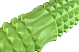 Масажний ролик Grid Roller 33 см v.1.2 із заглушками з двох сторін (салатовий) EasyFit fit0024996 - мініатюра 4