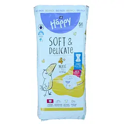 Підгузки Bella Baby Happy Soft Delicate 4+ Maxi Plus (9 - 15 кг), 56 шт