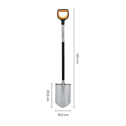 Лопата штикова закруглена Fiskars Xact (1066729) - мініатюра 4