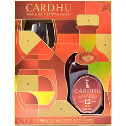 Віскі односолодовий Cardhu 12 років 40% 0.7 л у подарунковій упаковці + 2 склянки - мініатюра 2