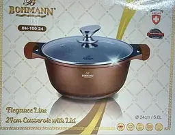 Каструля Bohmann BH 150-24 Brown 24 см 5 л - мініатюра 10
