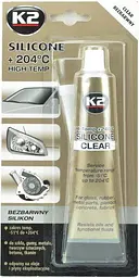 Герметик силіконовий K2 Silicone Clear 85 г Прозорий Оригінал (B255) (K20345)