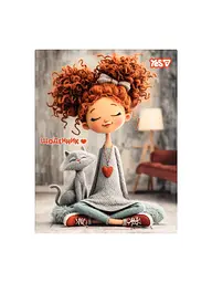 Щоденник шкільний YES інтегральна обкладинка Curly Girl (911733)