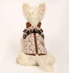 Зимова куртка для собак V.PET.B.R. Luxury Dog Jacket C519 Brown Paw - мініатюра 5