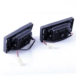 Протитуманні фари LED фари ВАЗ 2110-15 / 40W / Лінзовані чорний відбивач / 174X84X46мм / IP67 / 2 шт. - мініатюра 3