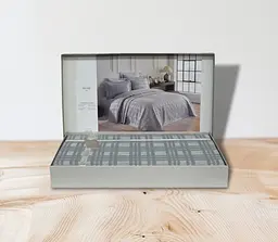 Покривало з наволочками Ekose Grey 240 x 260 см Gardines pbe0051064 - мініатюра 5