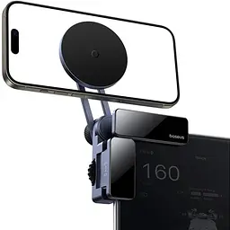 Холдер Baseus MaxView Magnetic Car Mount for In-Vehicle Infotainment Screen Сірий