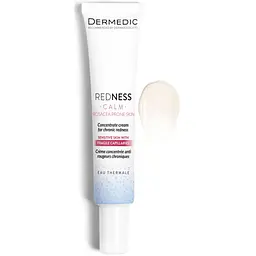 Крем для обличчя Dermedic Redness Calm Крем-концентрат для шкіри з куперозом 40 мл (5901643176501) - мініатюра 2