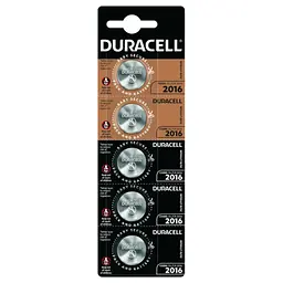 Батарейка Duracell CR2016 (5шт) - мініатюра 3