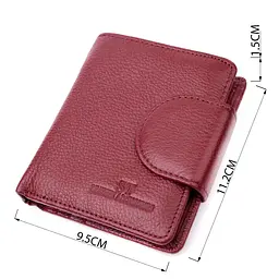 Жіночий гаманець вертикального типу із натуральної шкіри ST Leather 22452 бордовий - мініатюра 7