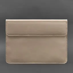 Шкіряний чохол-конверт BlankNote на магнітах для MacBook 14 Світло-бежевий - мініатюра 4