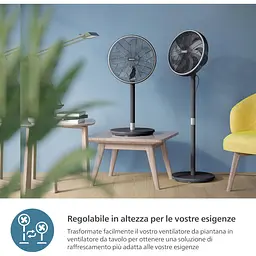 Вентилятор Philips Series 3000 підлоговий 40 см 48 Вт чорний (CX3550/01) - мініатюра 6
