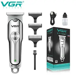 Акумуляторна машинка для стрижки волосся VGR V-071 - мініатюра 2
