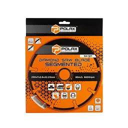 Диск алмазний сегментований Polax 230x7x2.6x22.23, 25% (54-127) - мініатюра 3
