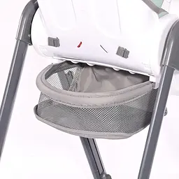 Складаний дитячий стільчик для годування з народження Party Arctic Blue Leather Lorelli Блакитний - мініатюра 9