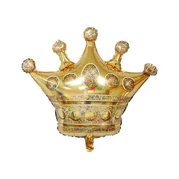 Куля повітряна фольгована (75 см) Золота корона