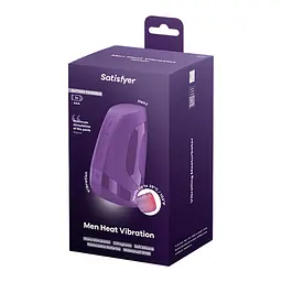 Мастурбатор Satisfyer Men Heat Vibration Battery Series імітатор мінету, підігрів та вібрація - мініатюра 8