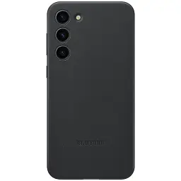 Чохол-накладка Samsung Leather Cover для Samsung Galaxy S23 Plus SM-S916 Black (EF-VS916LBEGRU) - мініатюра 1